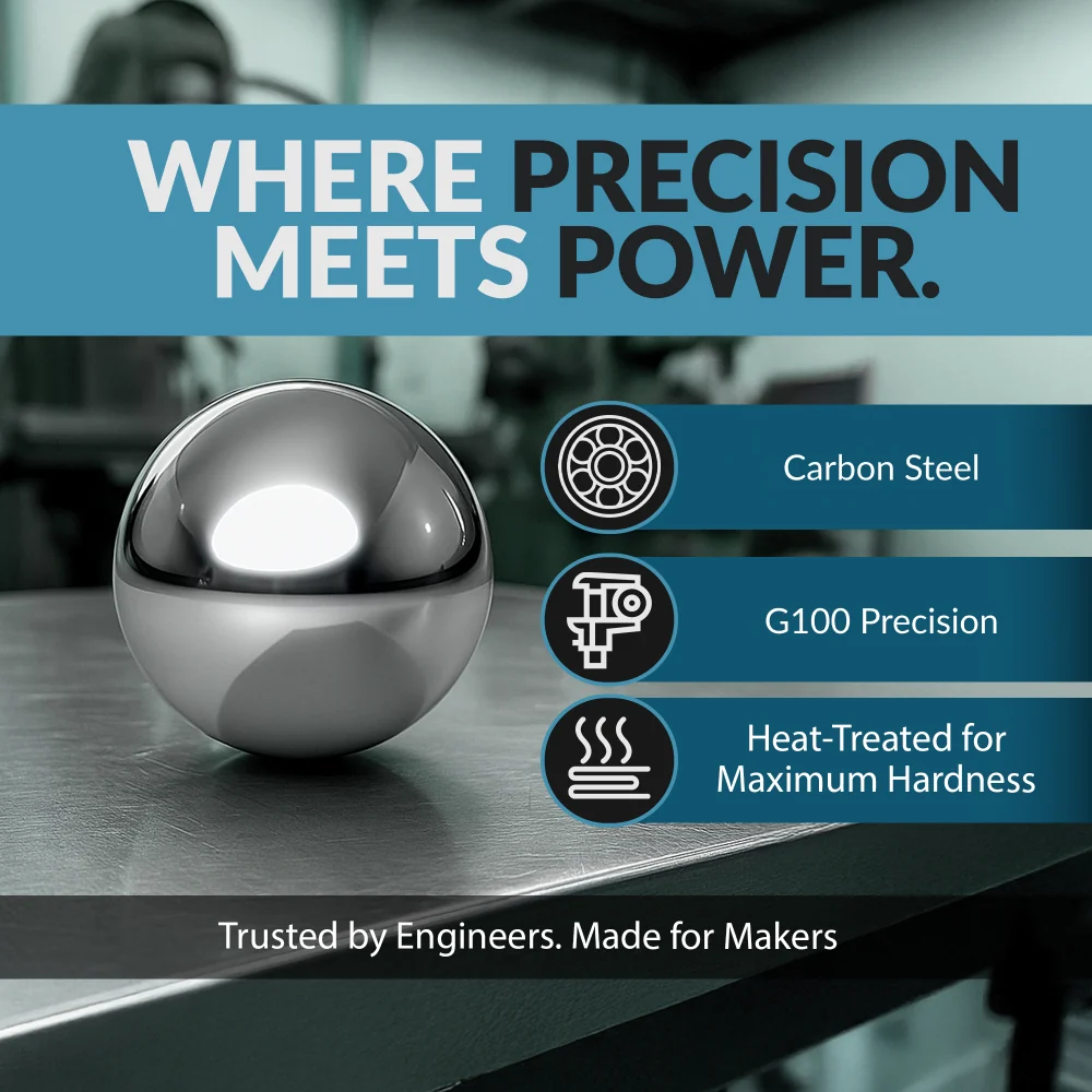 3/4" Inch G100 Precision Carbon Steel Bearing Balls - Image 4