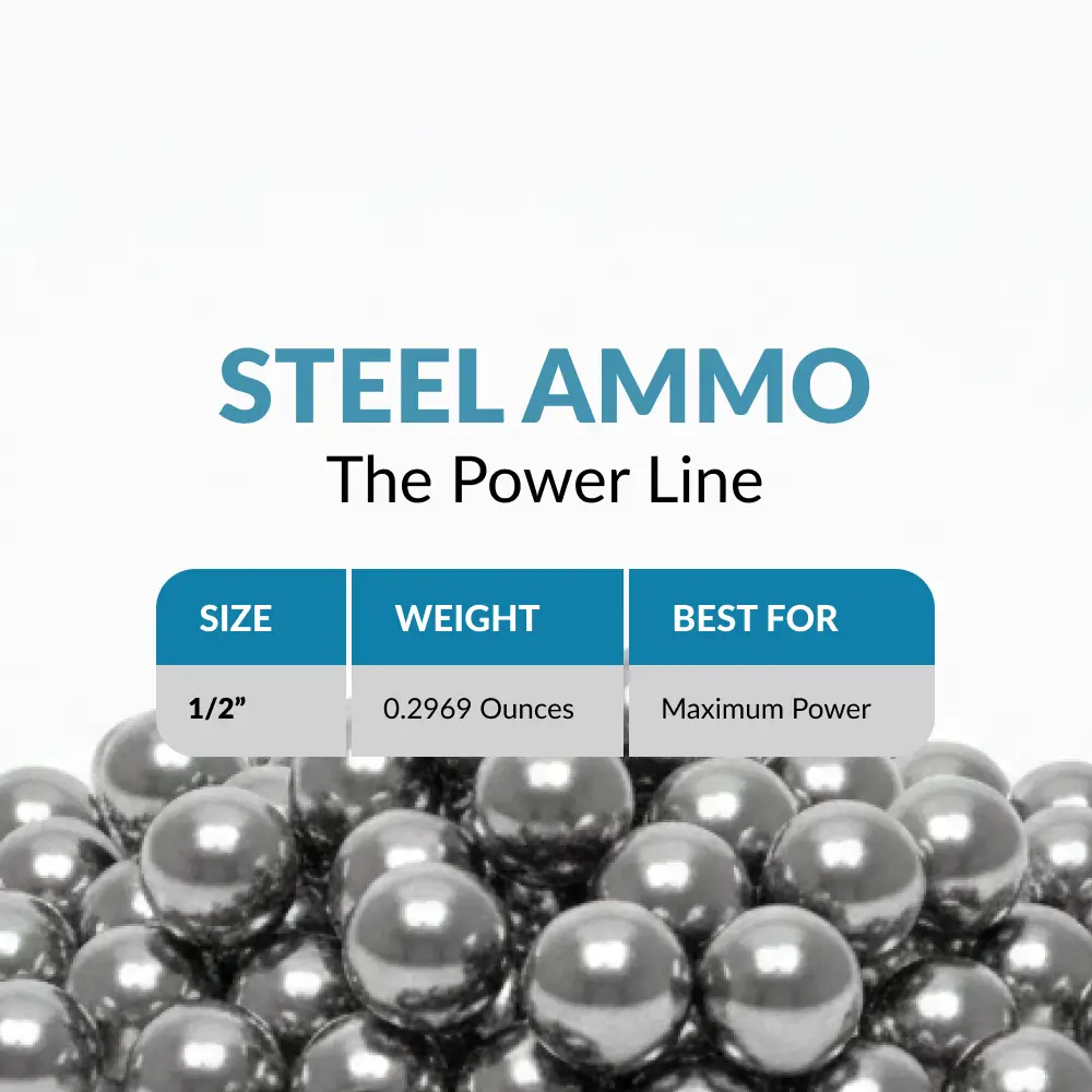 1/2" Inch Soft Carbon Steel Slingshot Balls - Image 4
