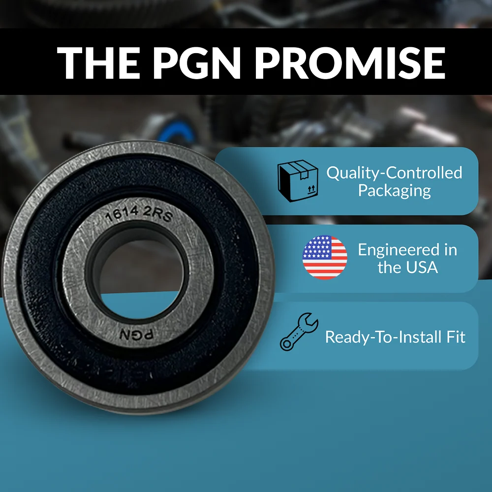 PGN 1614-2RS Bearing - C0 Pre-Lubricated Chrome Steel Sealed Ball Bearing - Image 4