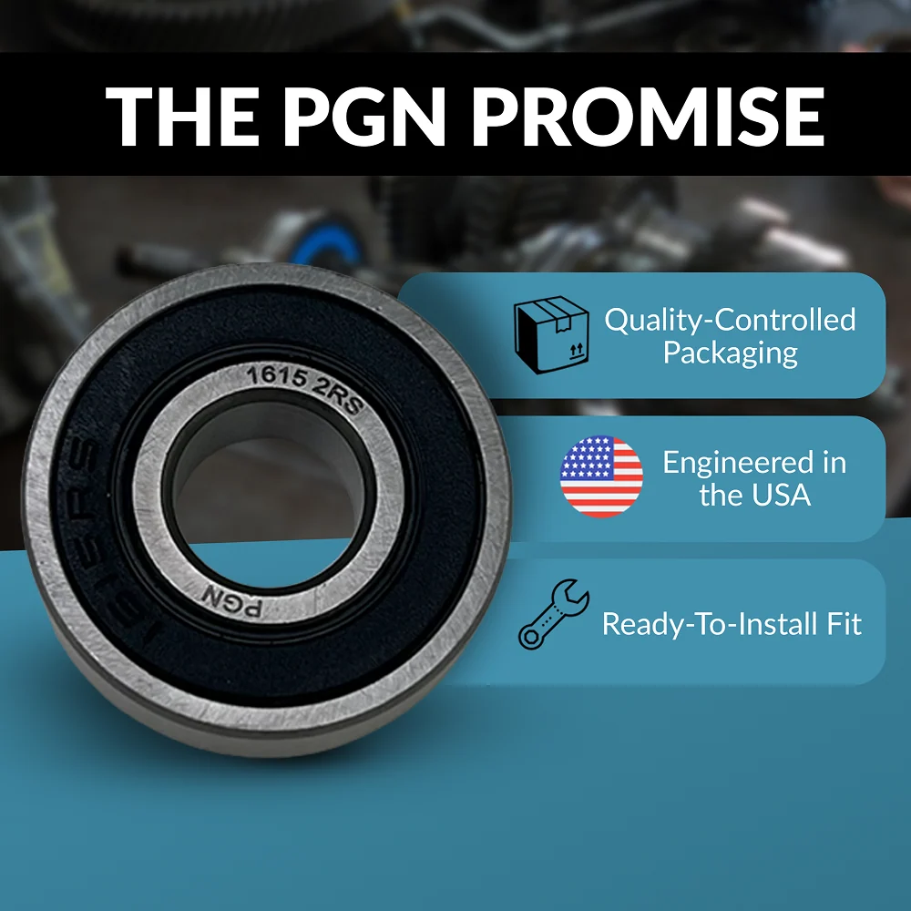 PGN 1615-2RS Bearing - C0 Pre-Lubricated Chrome Steel Sealed Ball Bearing - Image 4