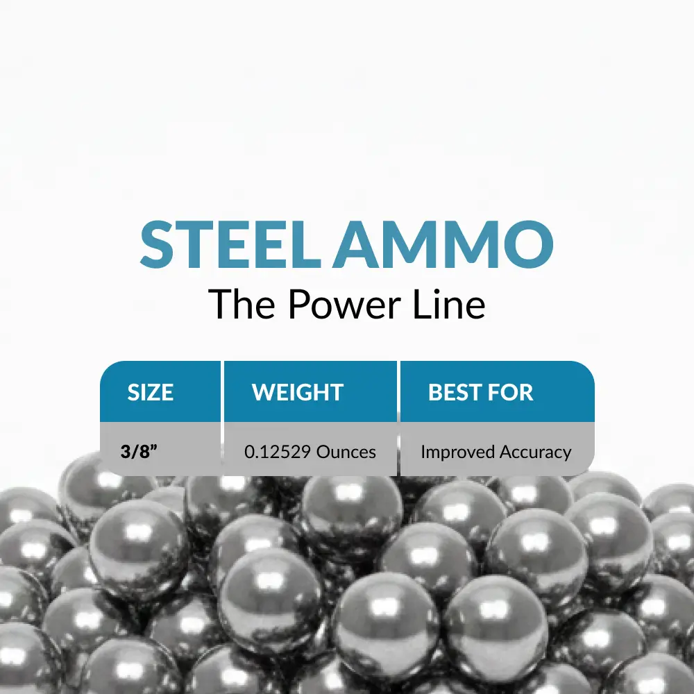 3/8" Inch Soft Carbon Steel Slingshot Balls - Image 4