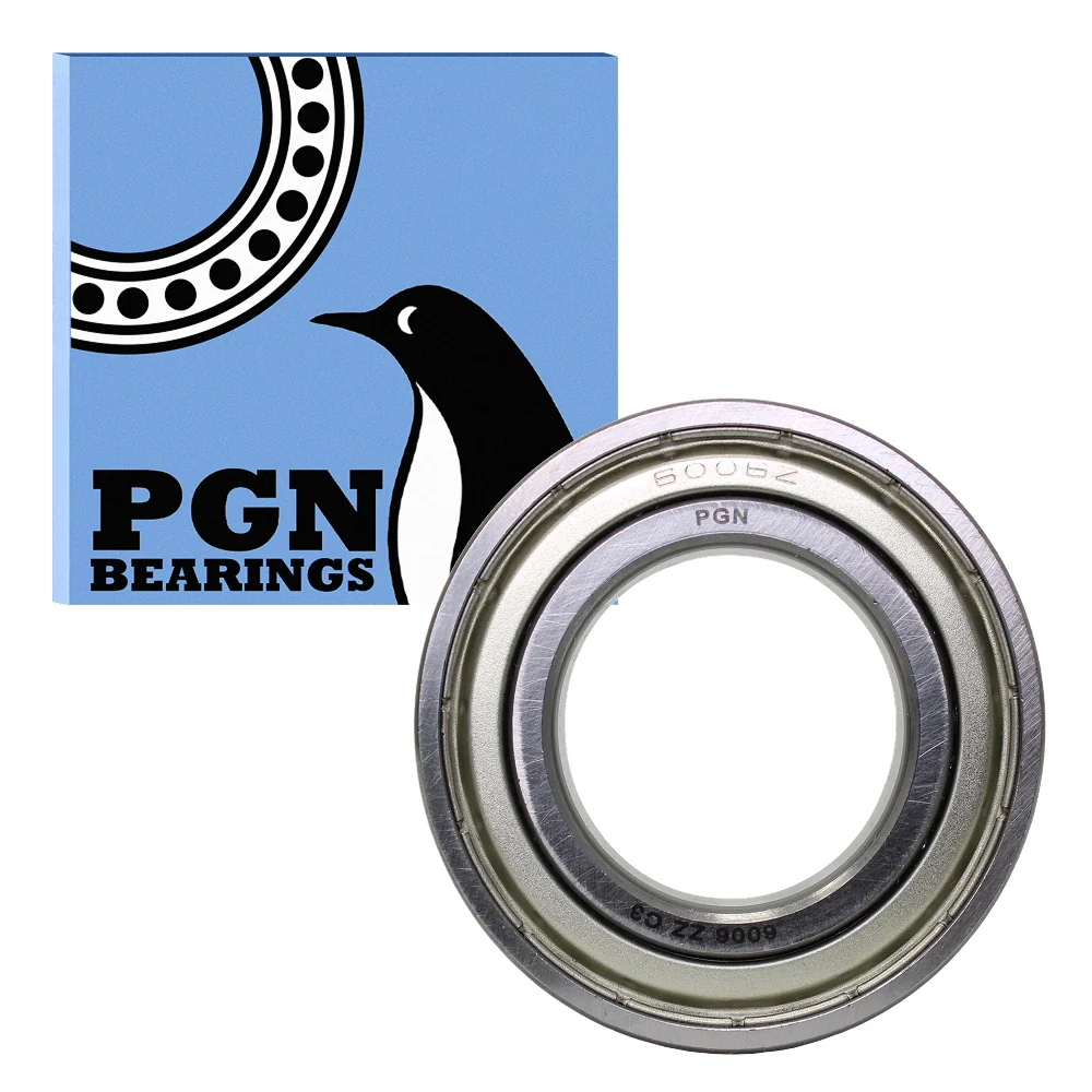 6006-ZZ Ball Bearing - Lubricated Chrome Steel Sealed - 30x55x13