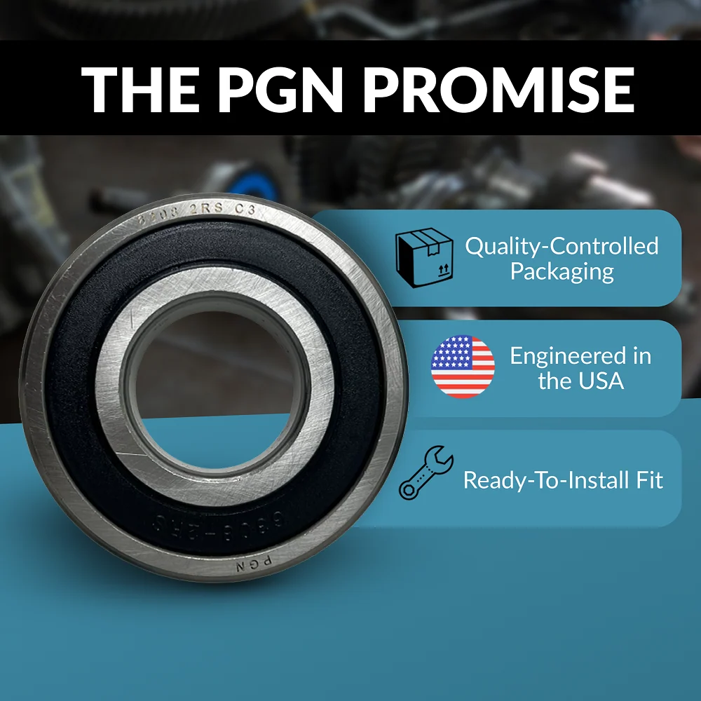 6308-2RS Ball Bearing - Pre-Lubricated Chrome Steel Sealed Ball Bearing - Image 4