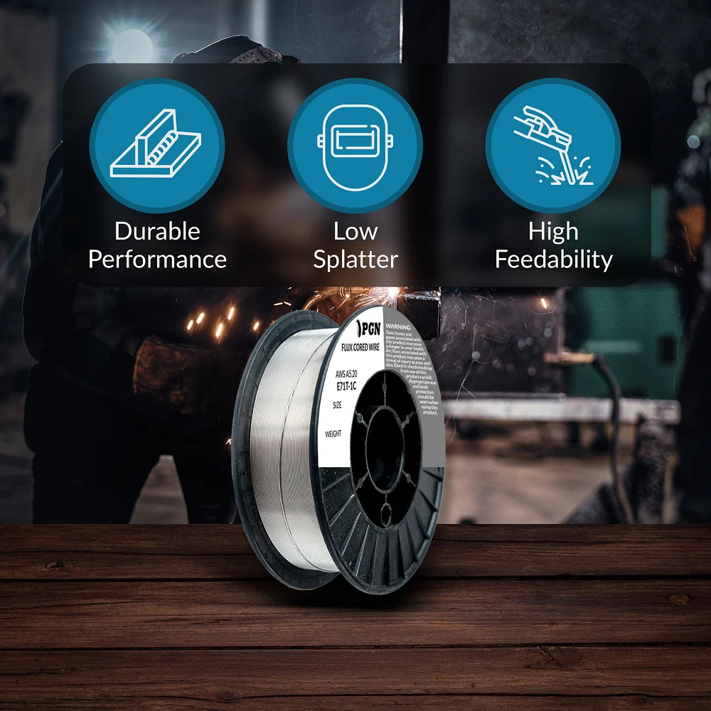 E71T-1C .045" Gas-Shielded Flux Core Welding Wire - 10lbs - Image 5