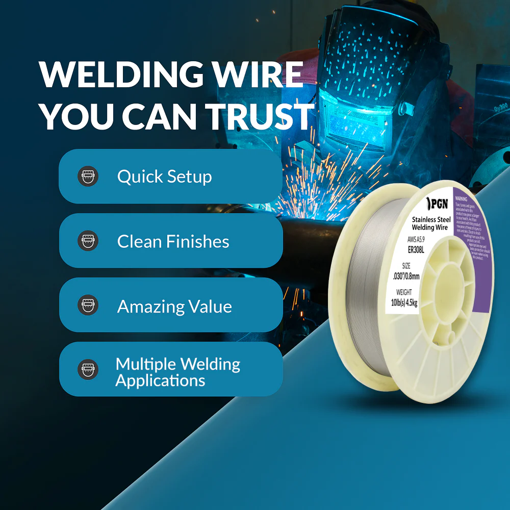 ER308L 0.030" 10lb - Stainless Steel MIG Welding Wire - Image 6