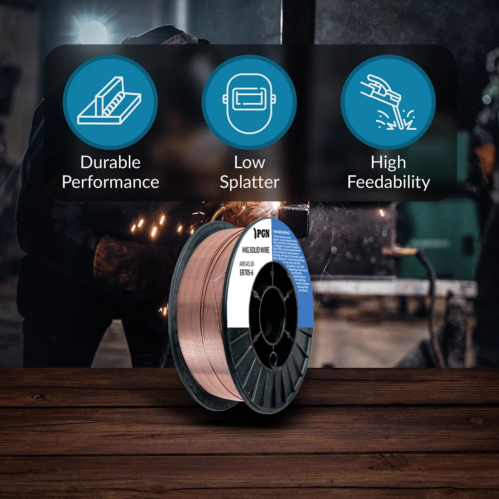 ER70S-6 .030" (0.8 mm) Mild Steel MIG Welding Wire - 10 Lbs Spool - Image 5