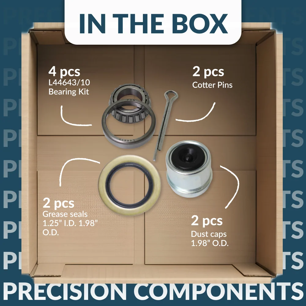 L44643 Bearing Kit  - L44643/L44610 and 12192TB Seal OD 1.980'' - Image 3