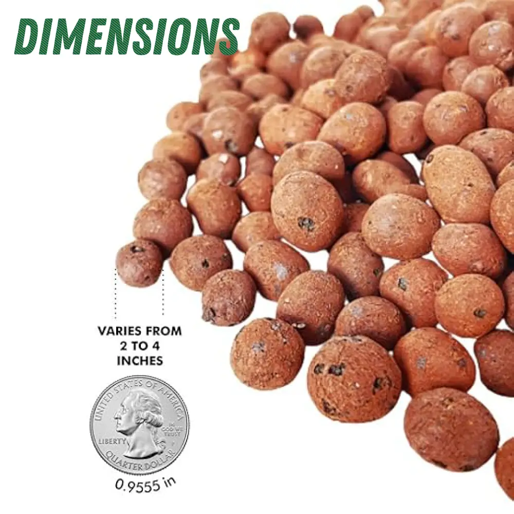 PGN Clay Pebbles for Hydroponic Growing - 10 Liters (4 Pounds) - Image 3