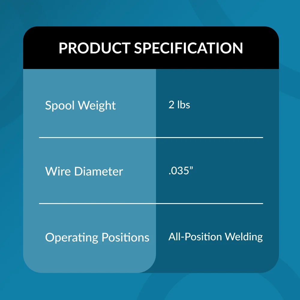 ER308L 0.035" 2lb - Stainless Steel MIG Welding Wire - Image 3